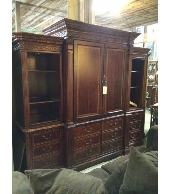 Large Media Cabinet with Shelves